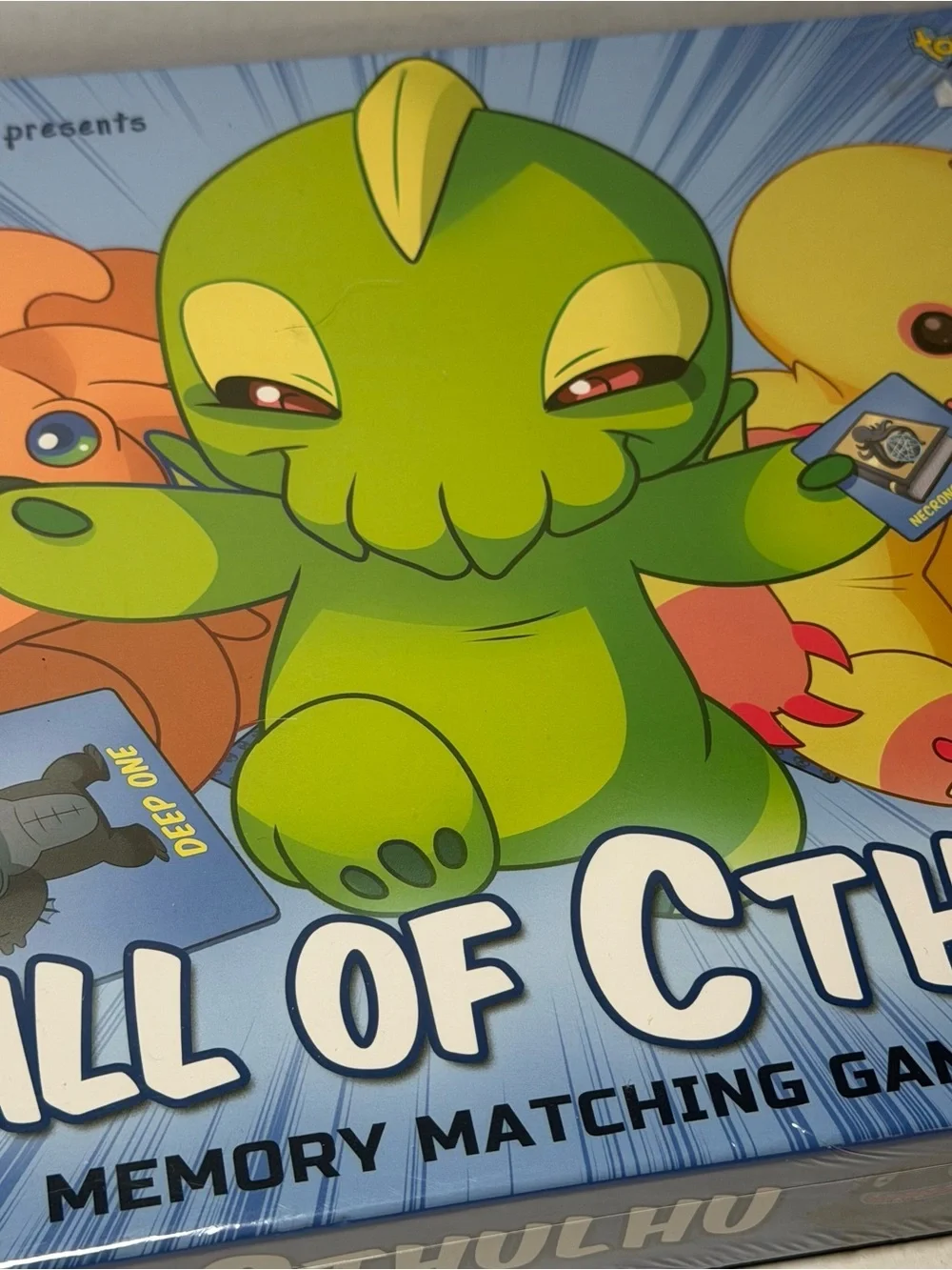 NEW SEALED Recall of Cthulhu Board Game Matching Card Game for Kids
